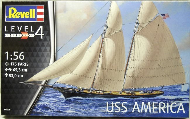 Revell 1/56 USS America Civil War Blockader, 05416 plastic model kit